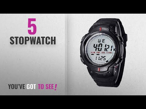 Top 10 Stopwatch [2018]: EDEAL Sports Digital Black Watch with Stopwatch, Alarm For Men's and Boy's