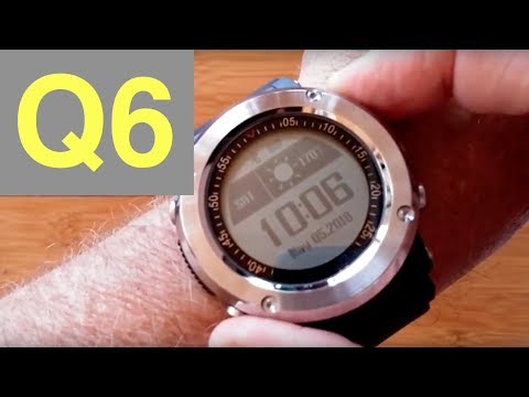 Newwear Q6 1 inch display GPS Fitness Tracker Smartwatch: Unboxing & Review