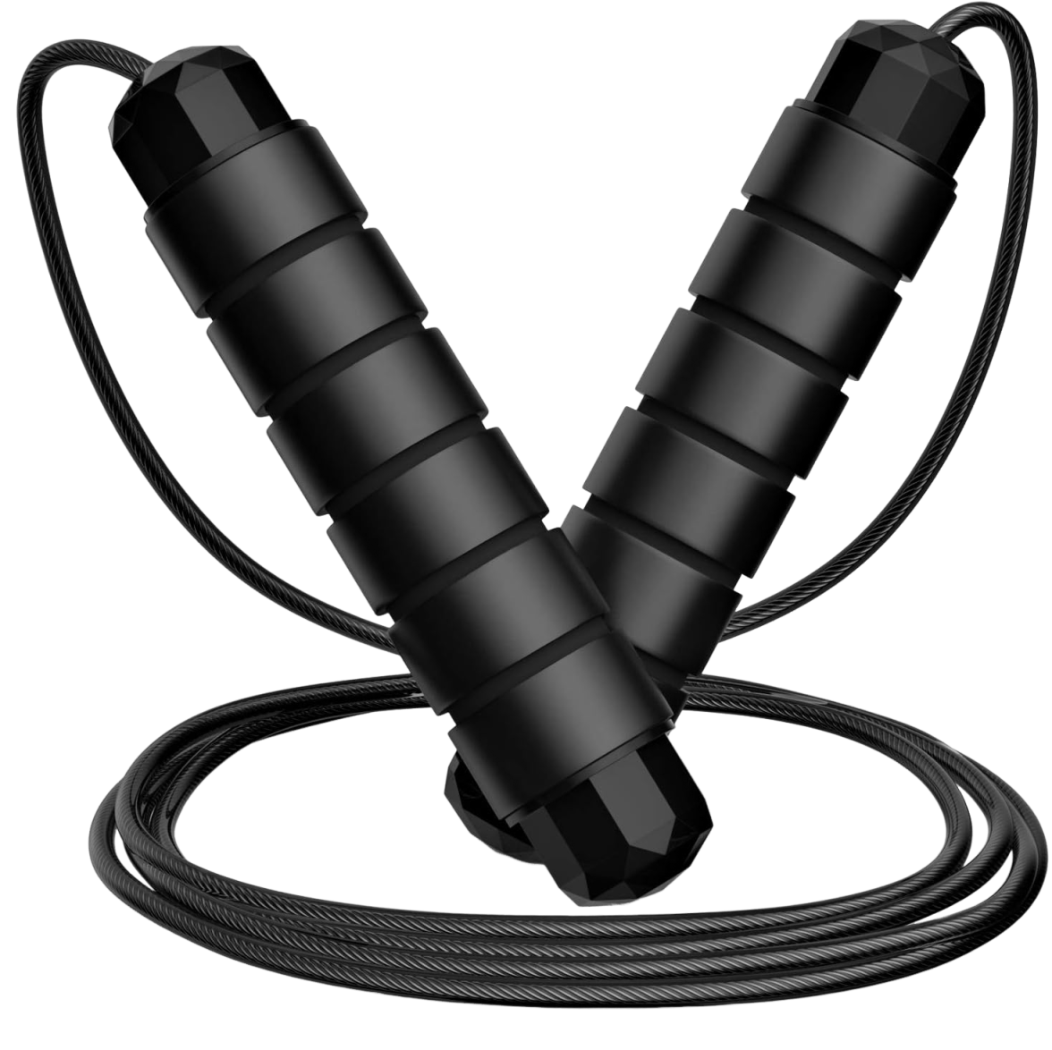 Jump Rope, Tangle-Free Rapid Speed Jumping Rope Cable with Ball Bearings